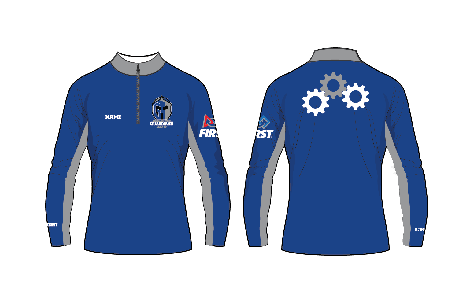 Glastonbury Robotics Sublimated Quarter Zip