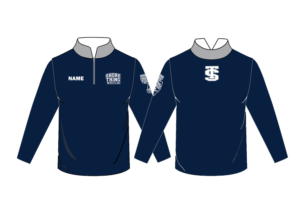 Shore Thing Wrestling Sublimated Quarter Zip