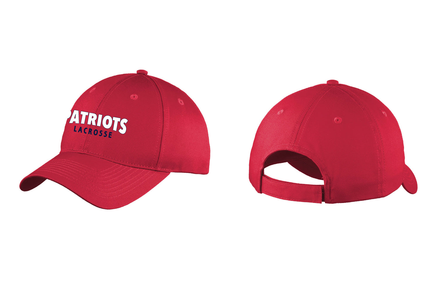 Warwick Pal Patriots Lax Unstructured Cap - Red