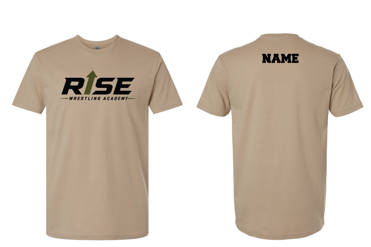 Rise Wrestling Cotton Crew Tee - Sand