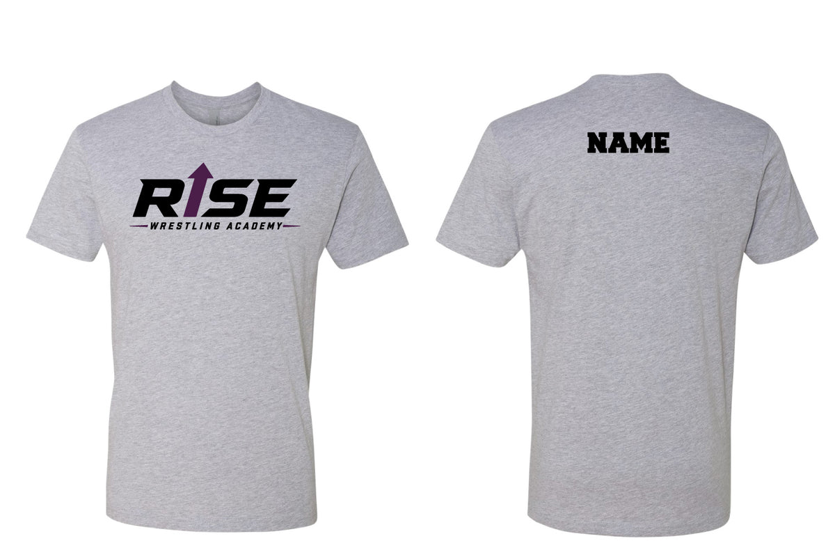 Rise Wrestling Cotton Crew Tee - Grey
