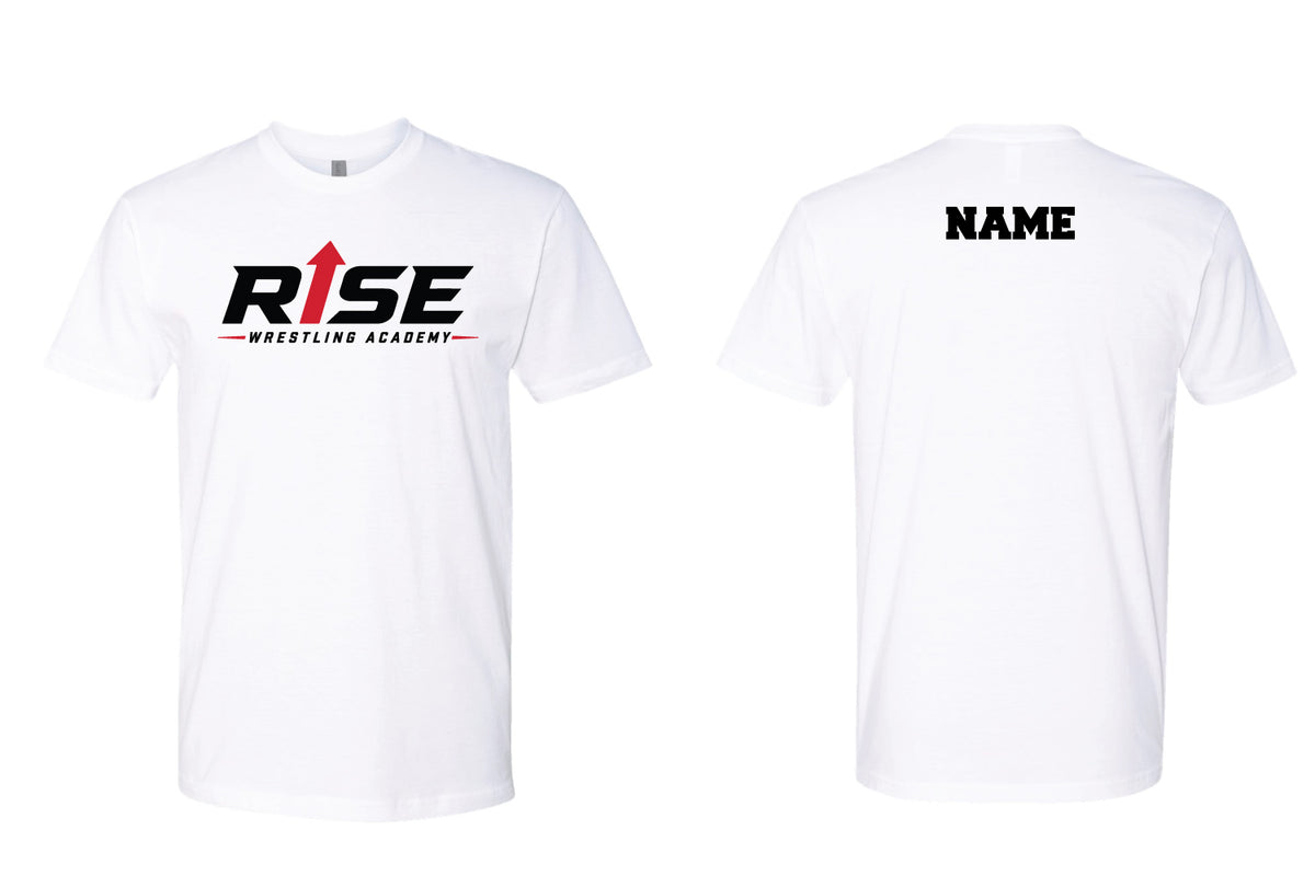 Rise Wrestling Cotton Crew Tee - White