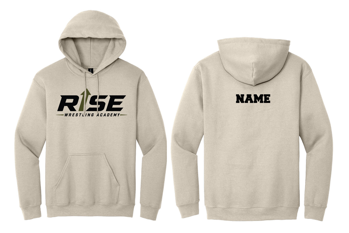 Rise Wrestling Cotton Hoodie - Sand