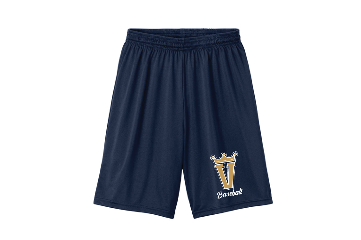 Valley Kings Baseball Dryfit Athletic Shorts - Navy