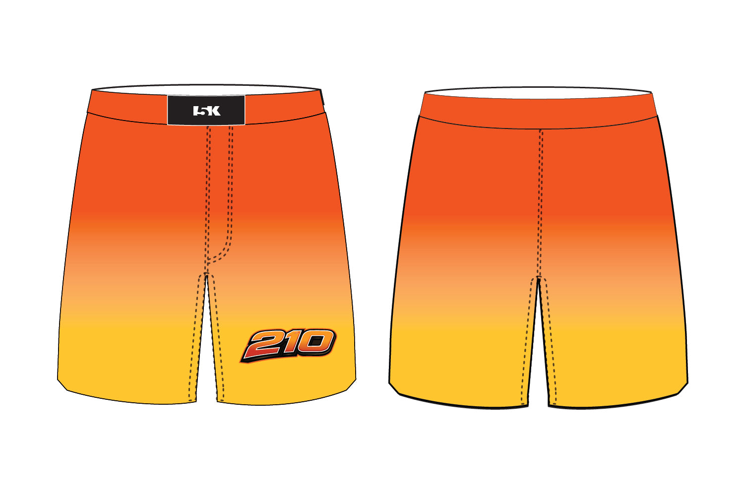 210 Baseball Sublimated Practice Shorts