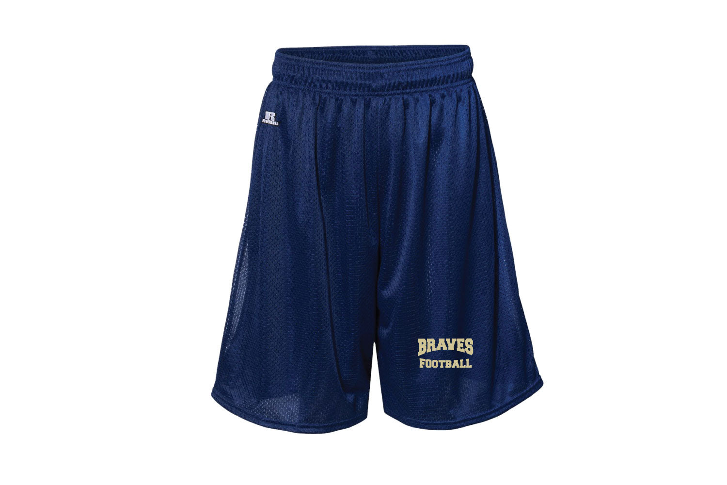Braves Football Athletic Shorts - Design 2 (Navy)