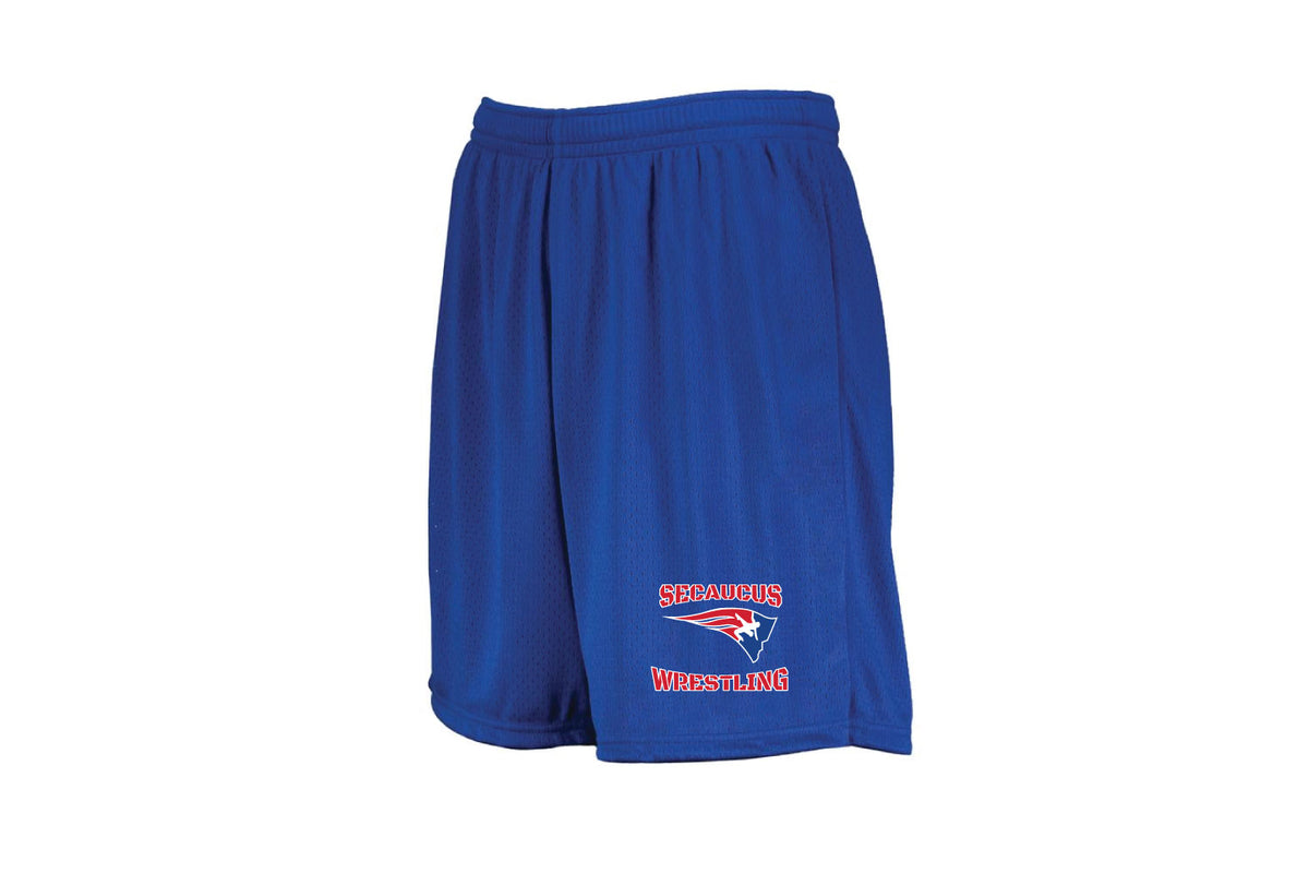 Secaucus Rec Wrestling Athletic Shorts - Royal
