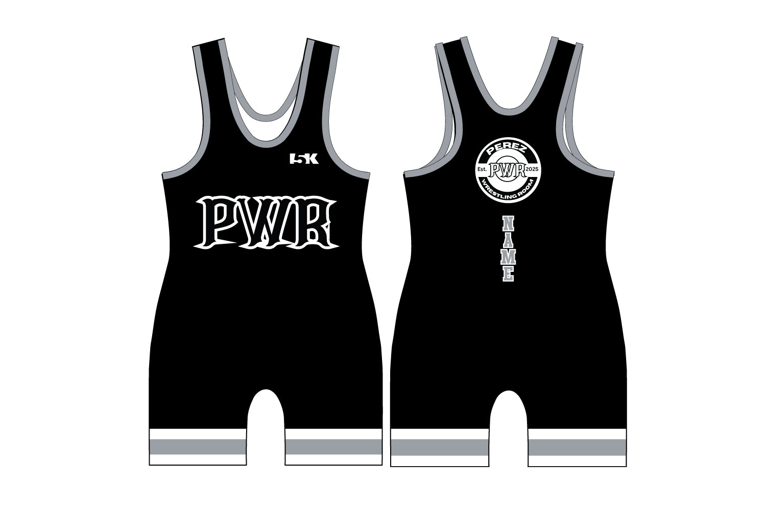 PWR Wrestling Club Sublimated Men's Singlet