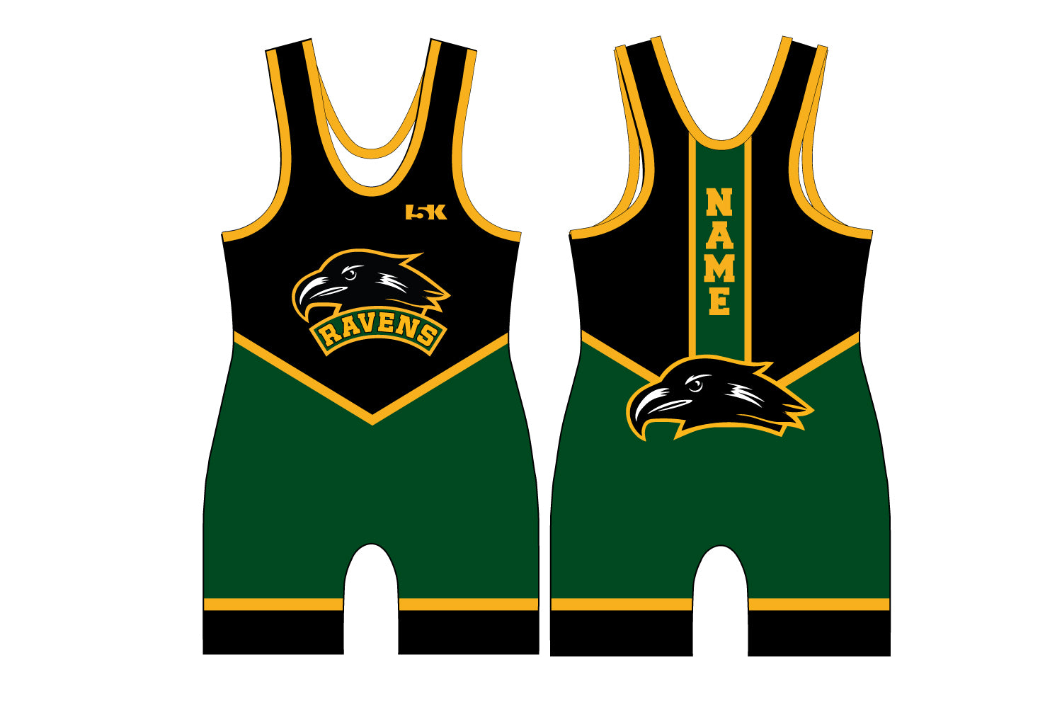 RCS Ravens Wrestling Sublimated Women's Singlet