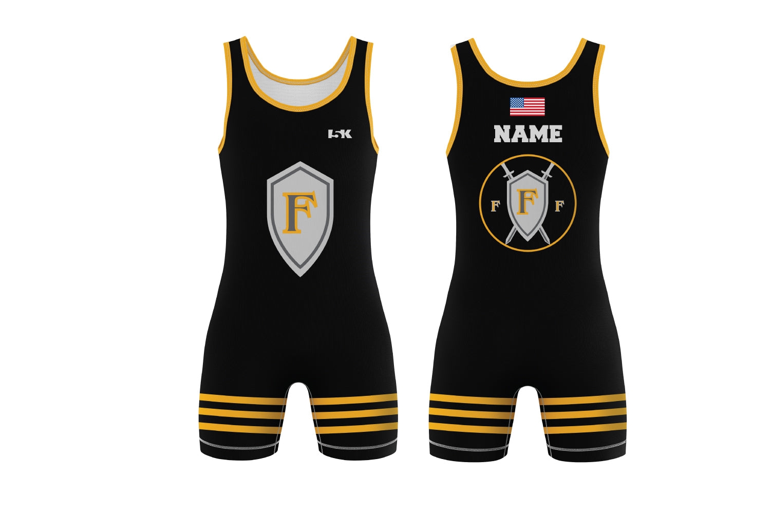 Frezzo's Fight Factory Sublimated Men's / Women's Singlet - Design 1