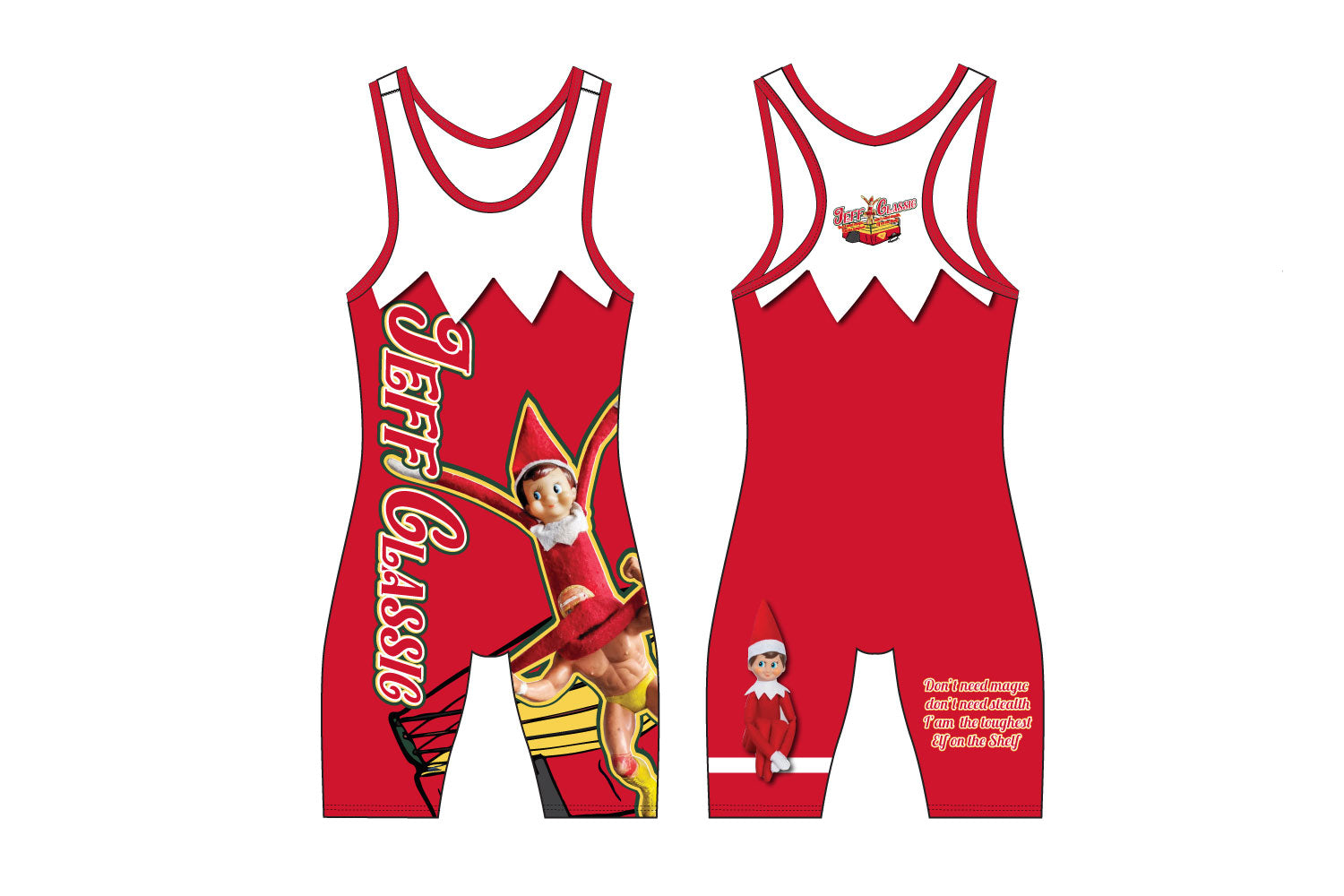 Jeff Classic Wrestling Sublimated Men's Singlet (2025)