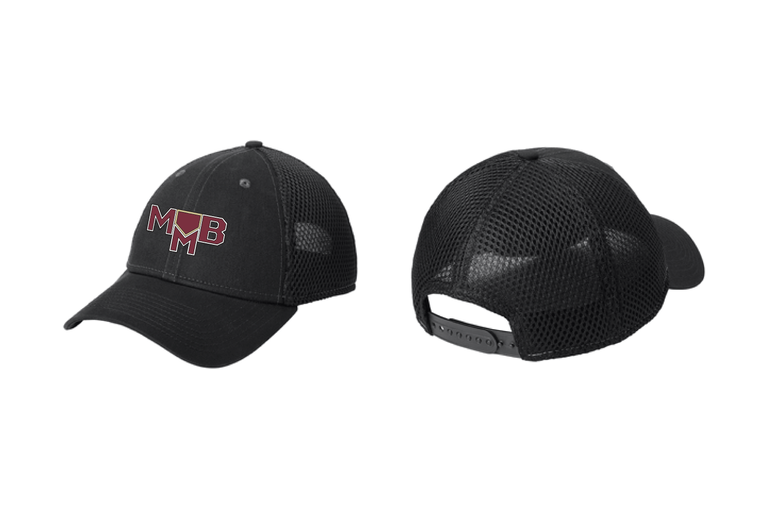 Masterful Mechanics Baseball New Era Snapback Trucker Hat - Black