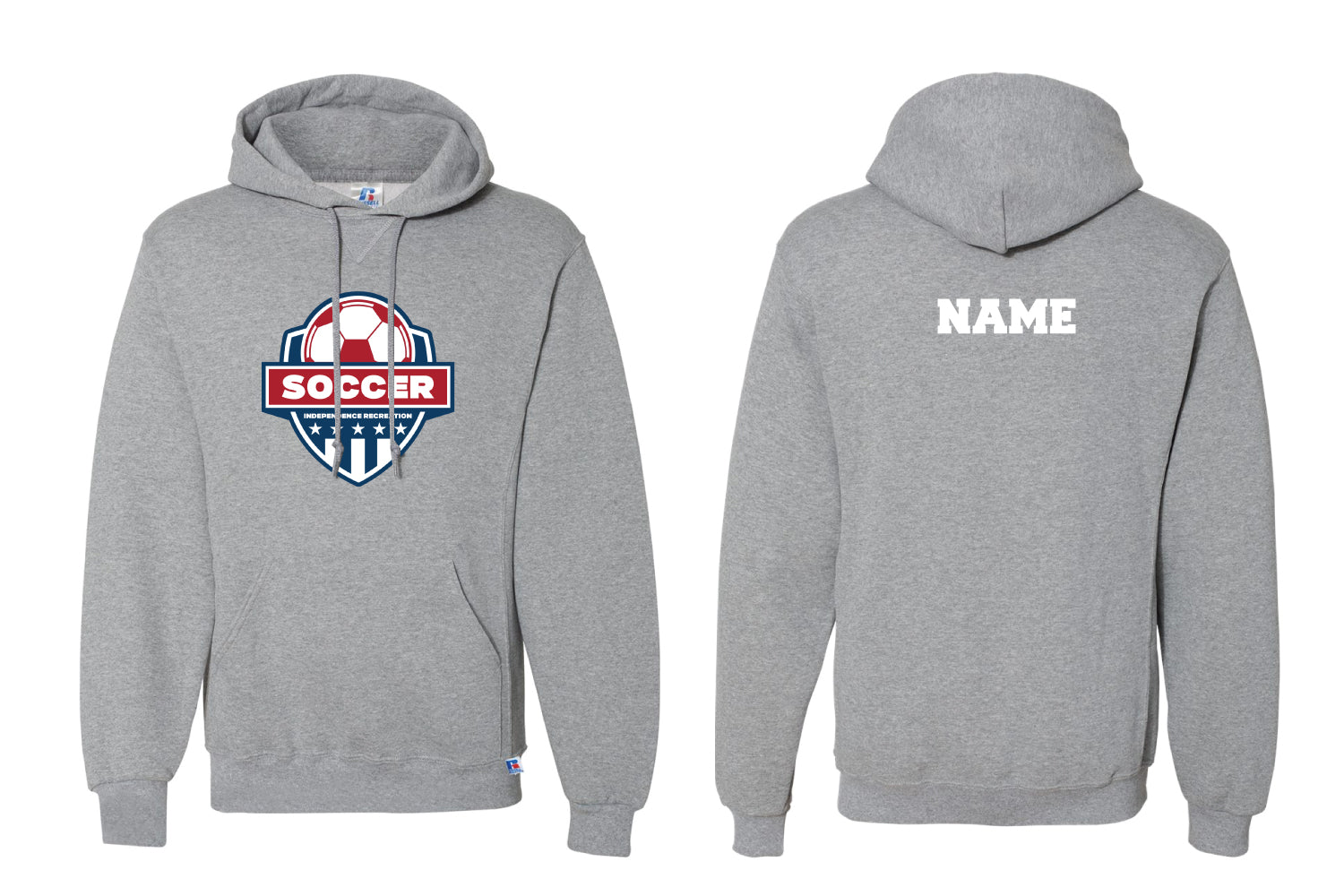 Independence Rec Soccer Cotton Hoodie - Grey