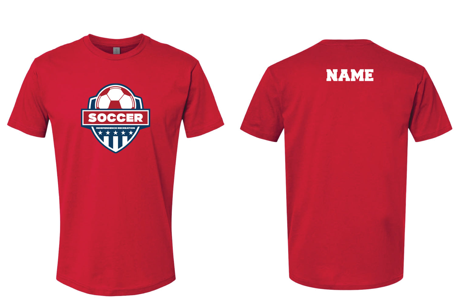 Independence Rec Soccer Cotton Crew Tee - (4 Color Options)