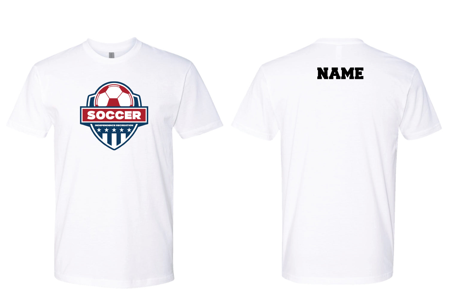 Independence Rec Soccer Cotton Crew Tee - (4 Color Options)