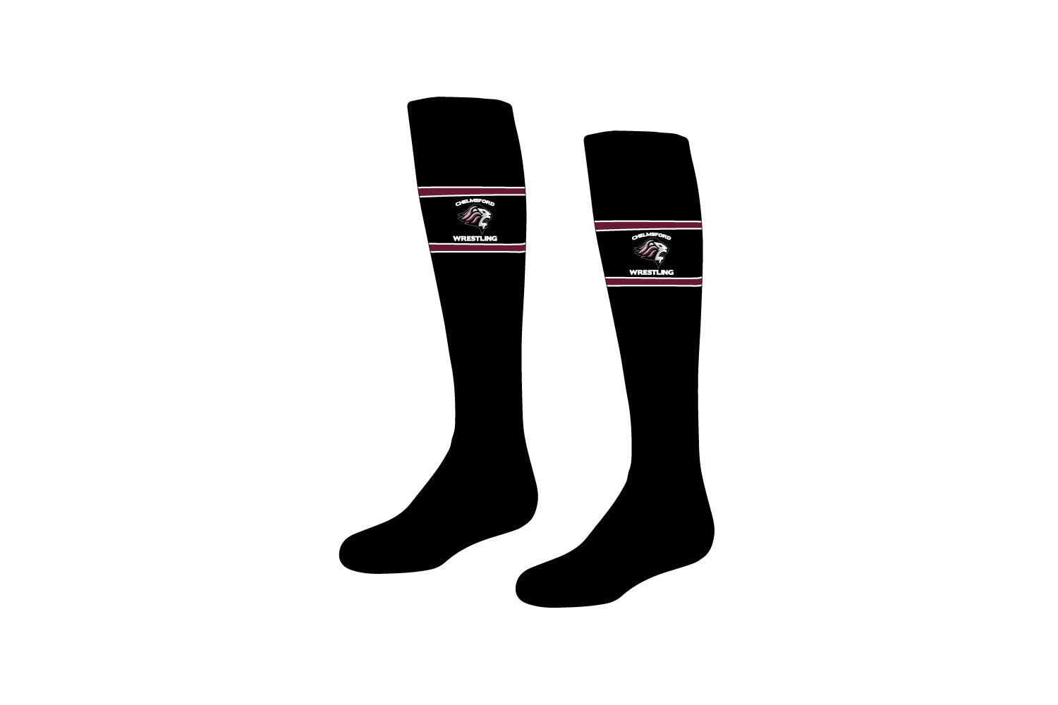 Chelmsford Youth Wrestling Sublimated Knee High Socks