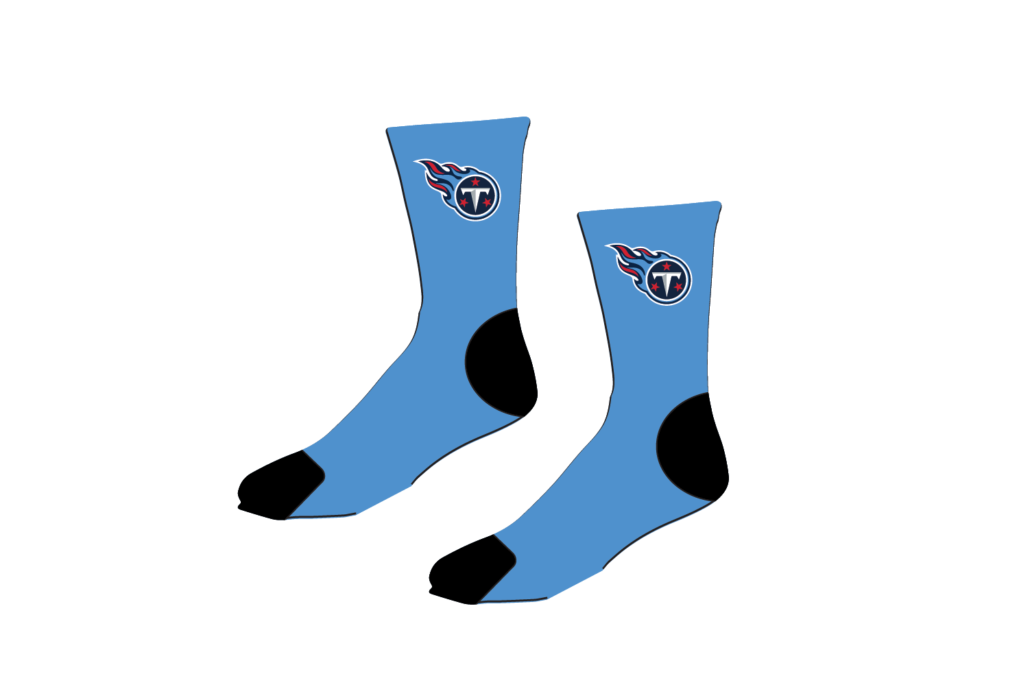 Roxbury Titans Football Sublimated Socks