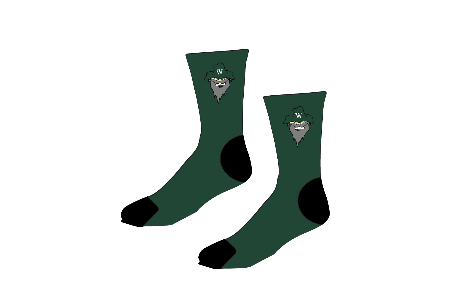 Wachusett Football Sublimated Socks