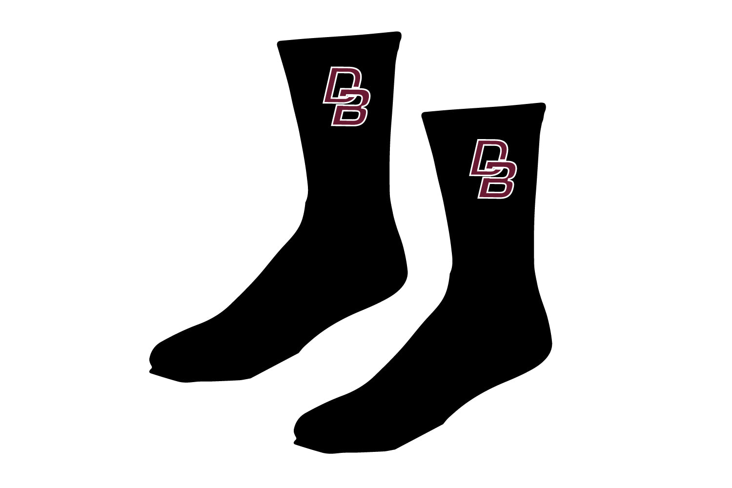 Don Bosco Prep Sublimated Socks - Black