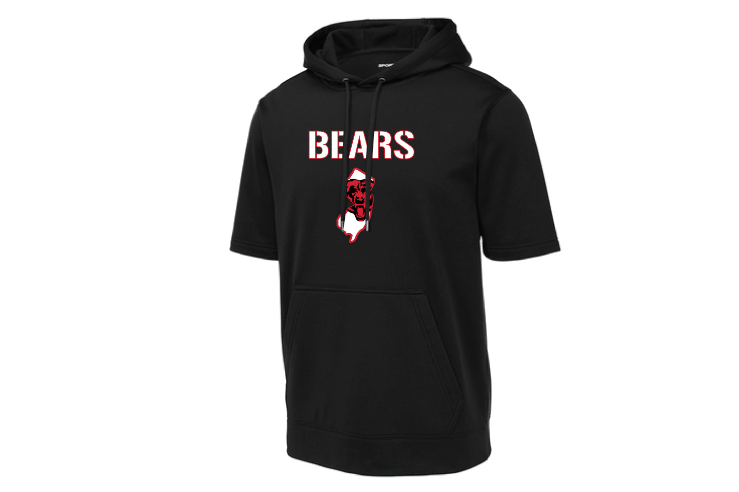 Bergenfield Bears Wrestling Performance Hoodie - Black