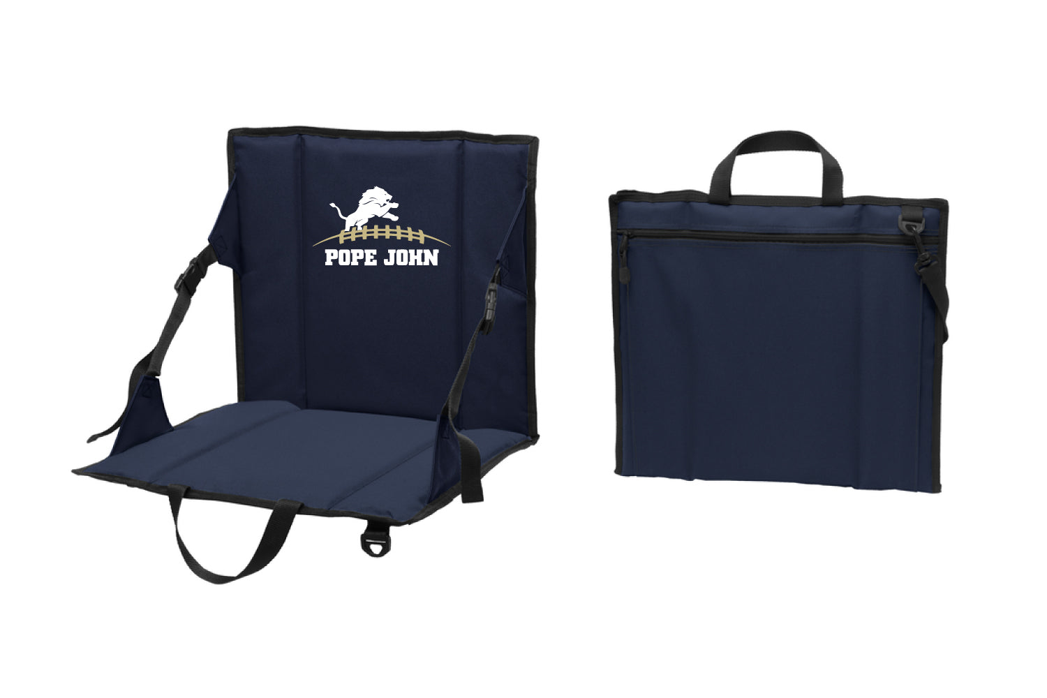 Pope John Football Stadium Seat - Navy