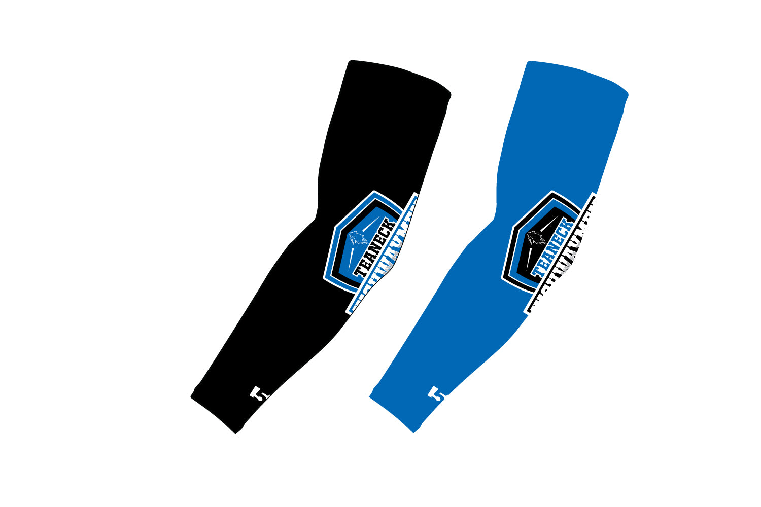 Teaneck Football Sublimated Compression Sleeve - Black / Royal