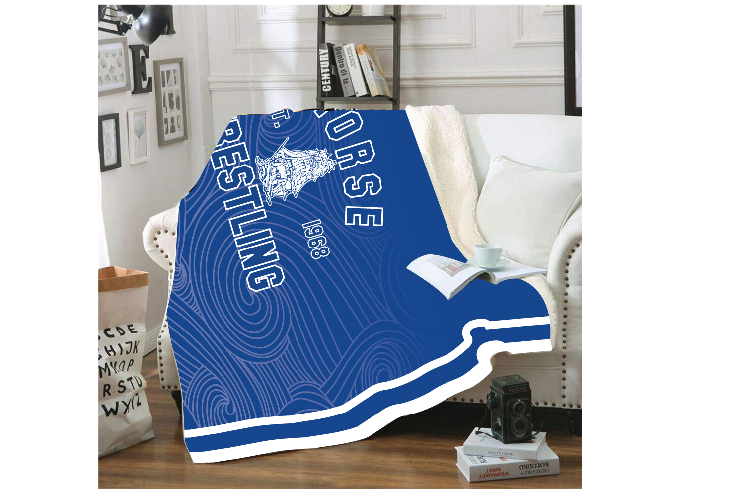 Morse Wrestling Sublimated Blanket