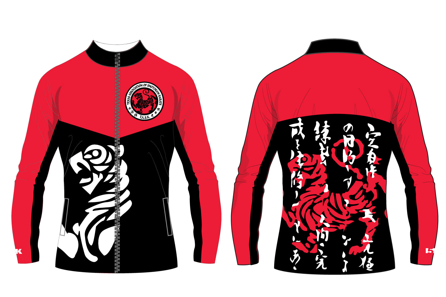 T.A.S.K Karate Sublimated WarmUp Full Zip Jacket