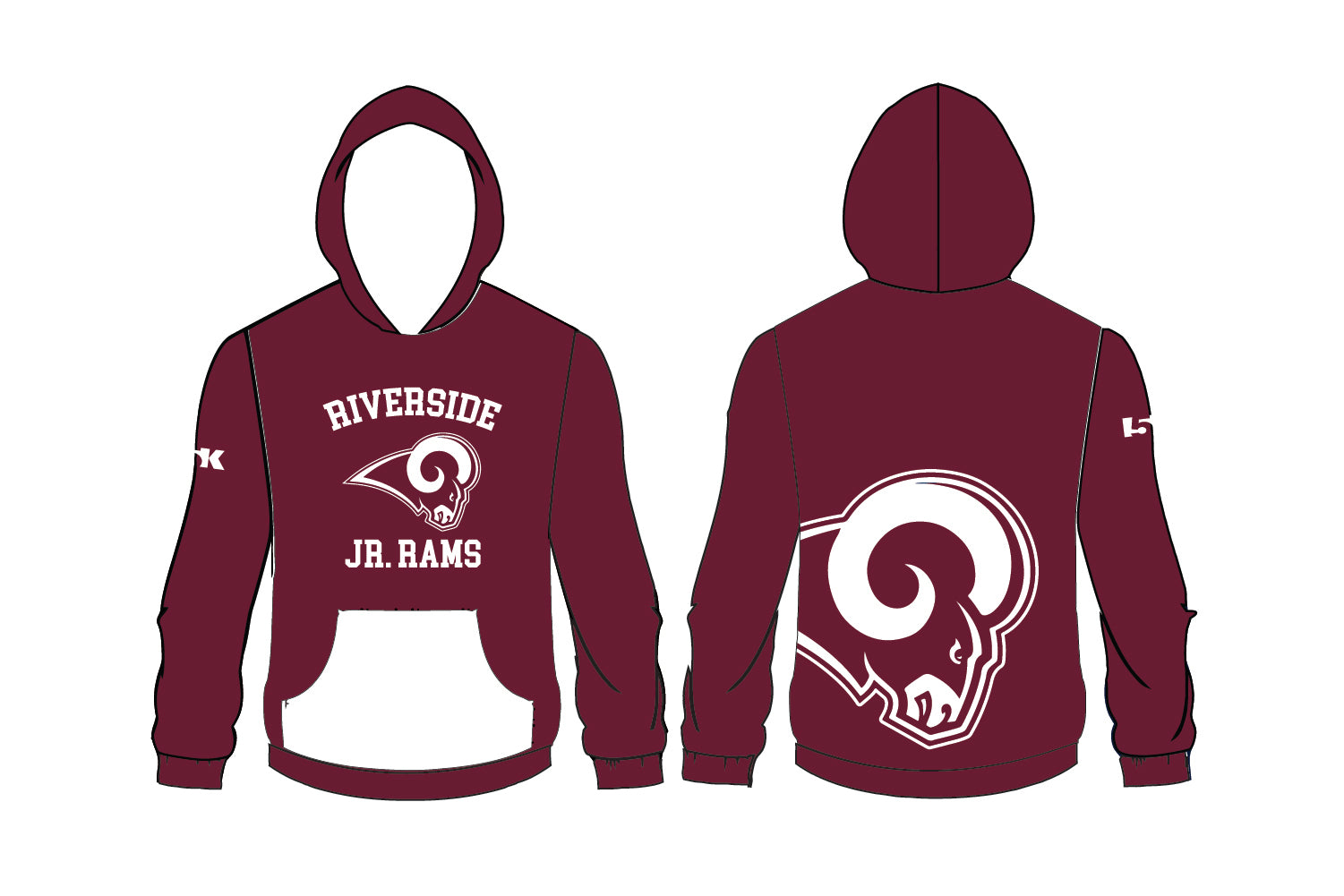 Riverside Wrestling Sublimated Hoodie