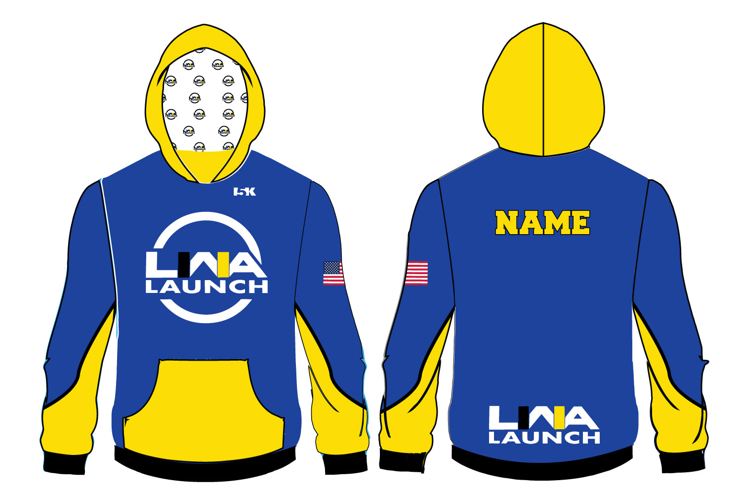 Launch Wrestling Sublimated Hoodie