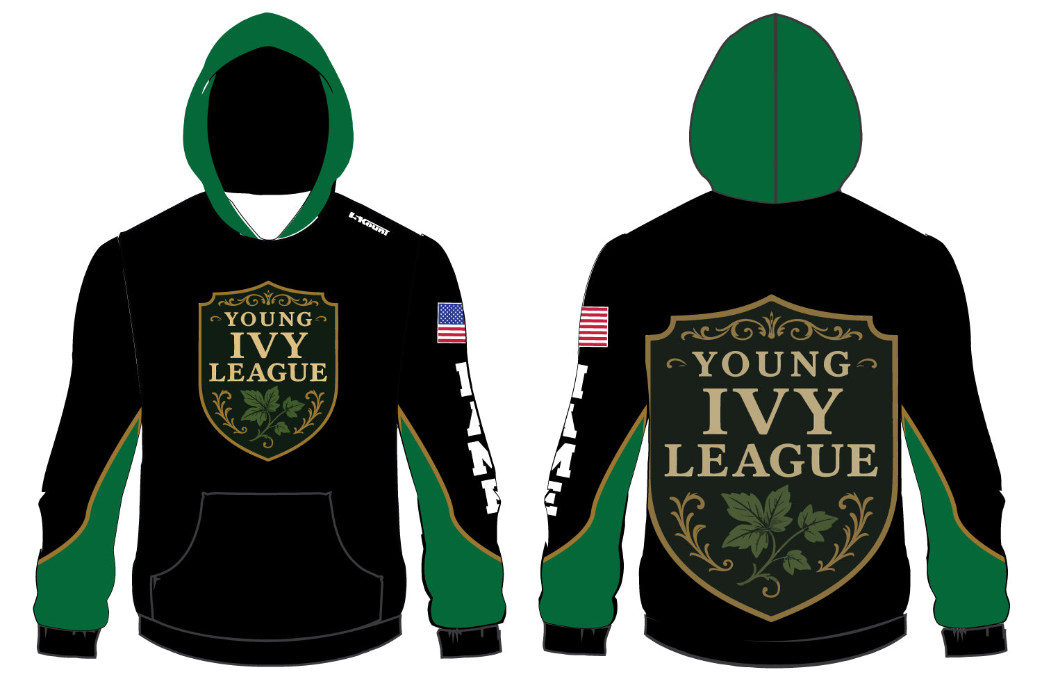 Young Ivy League Sublimated Hoodie