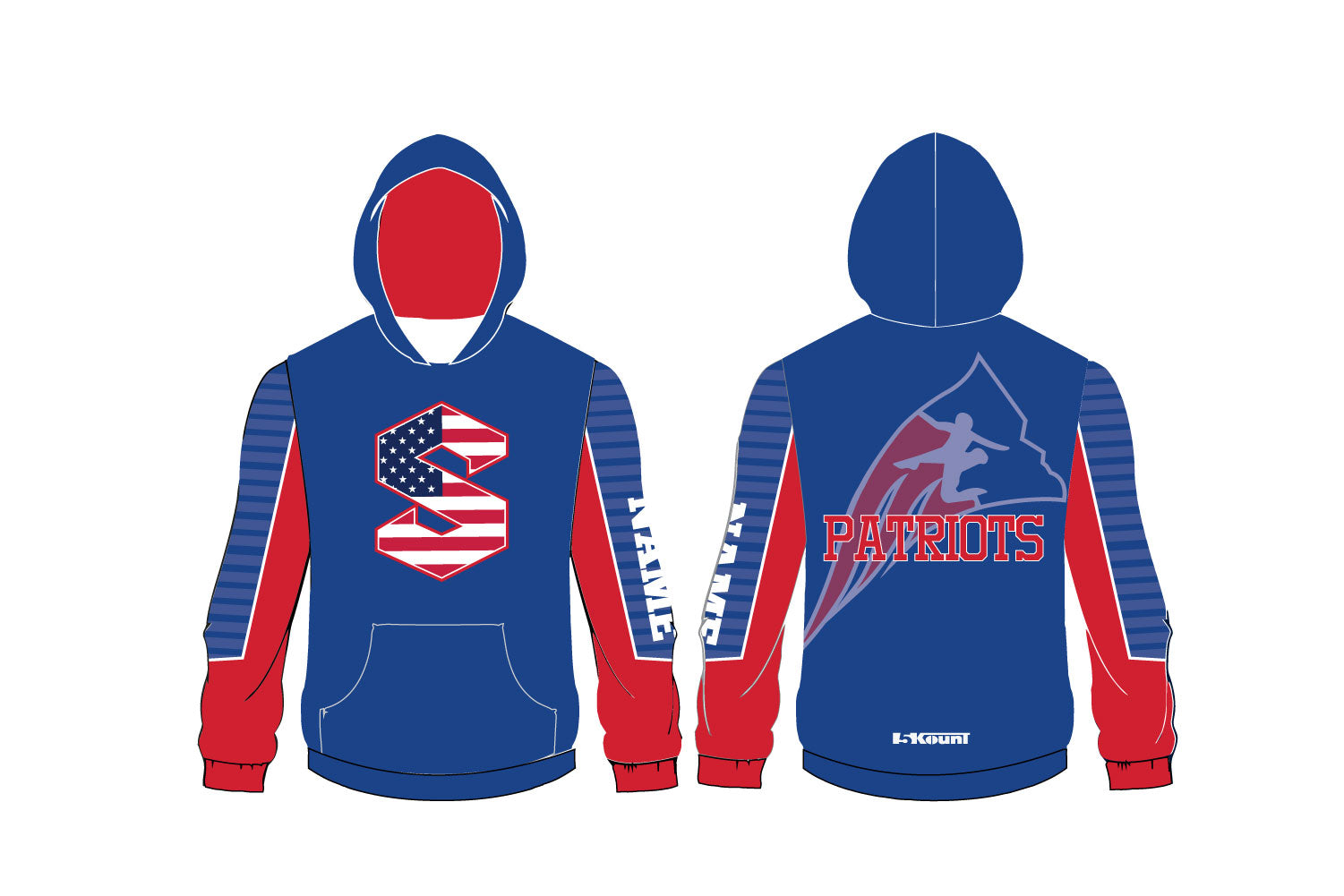 Secaucus Rec Wrestling Sublimated Hoodie