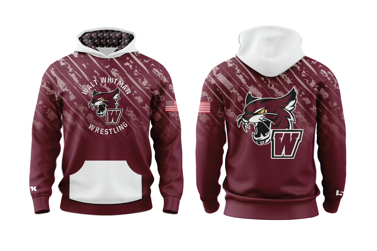 Wildcats Wrestling Sublimated Hoodie