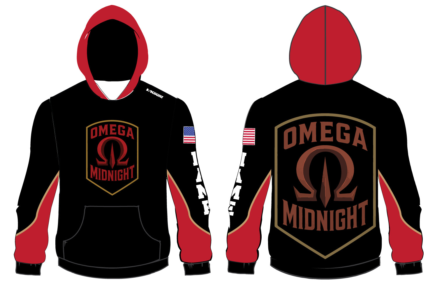 Omega Midnight Sublimated Hoodie