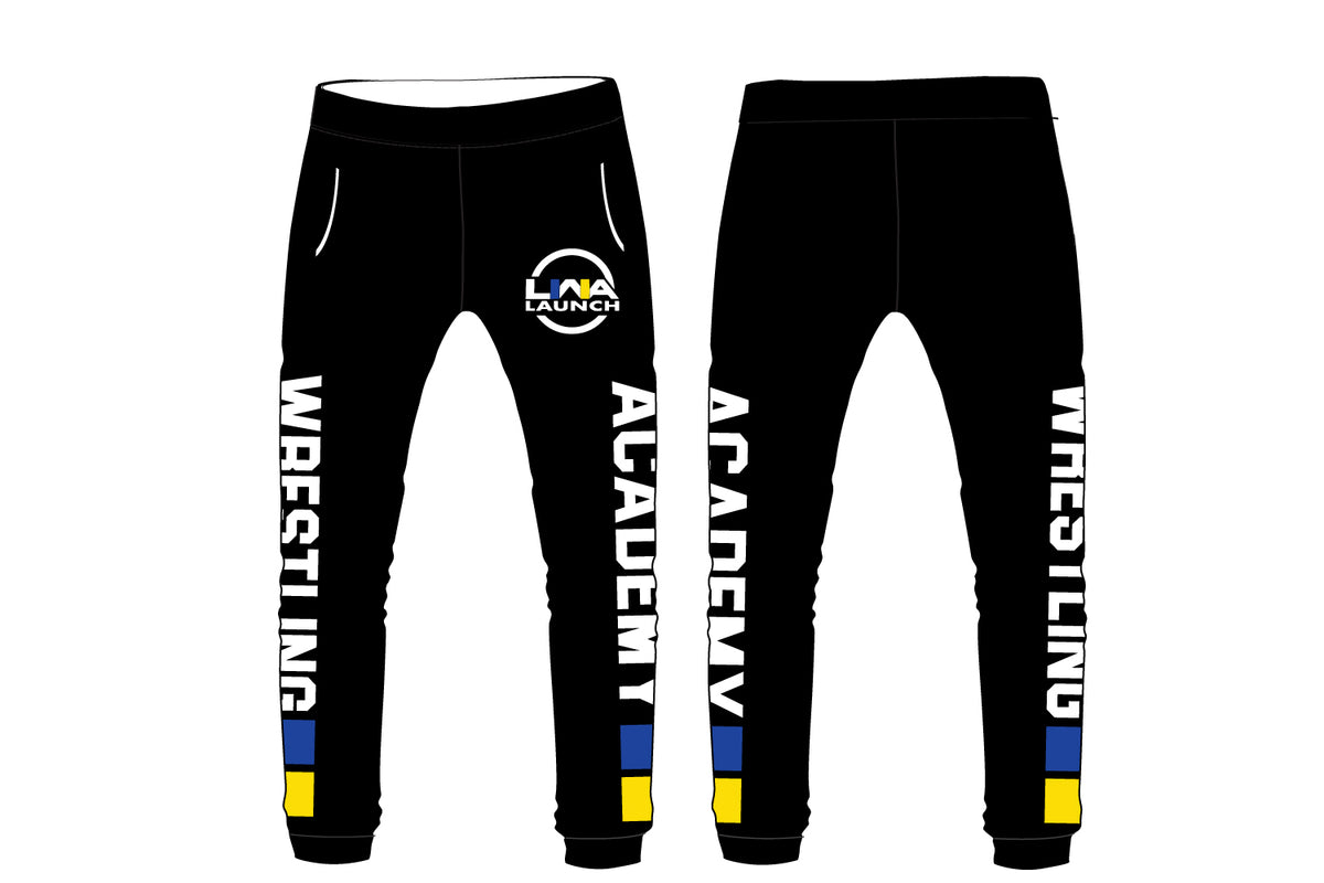 Launch Wrestling Sublimated Jogger Pants - Black