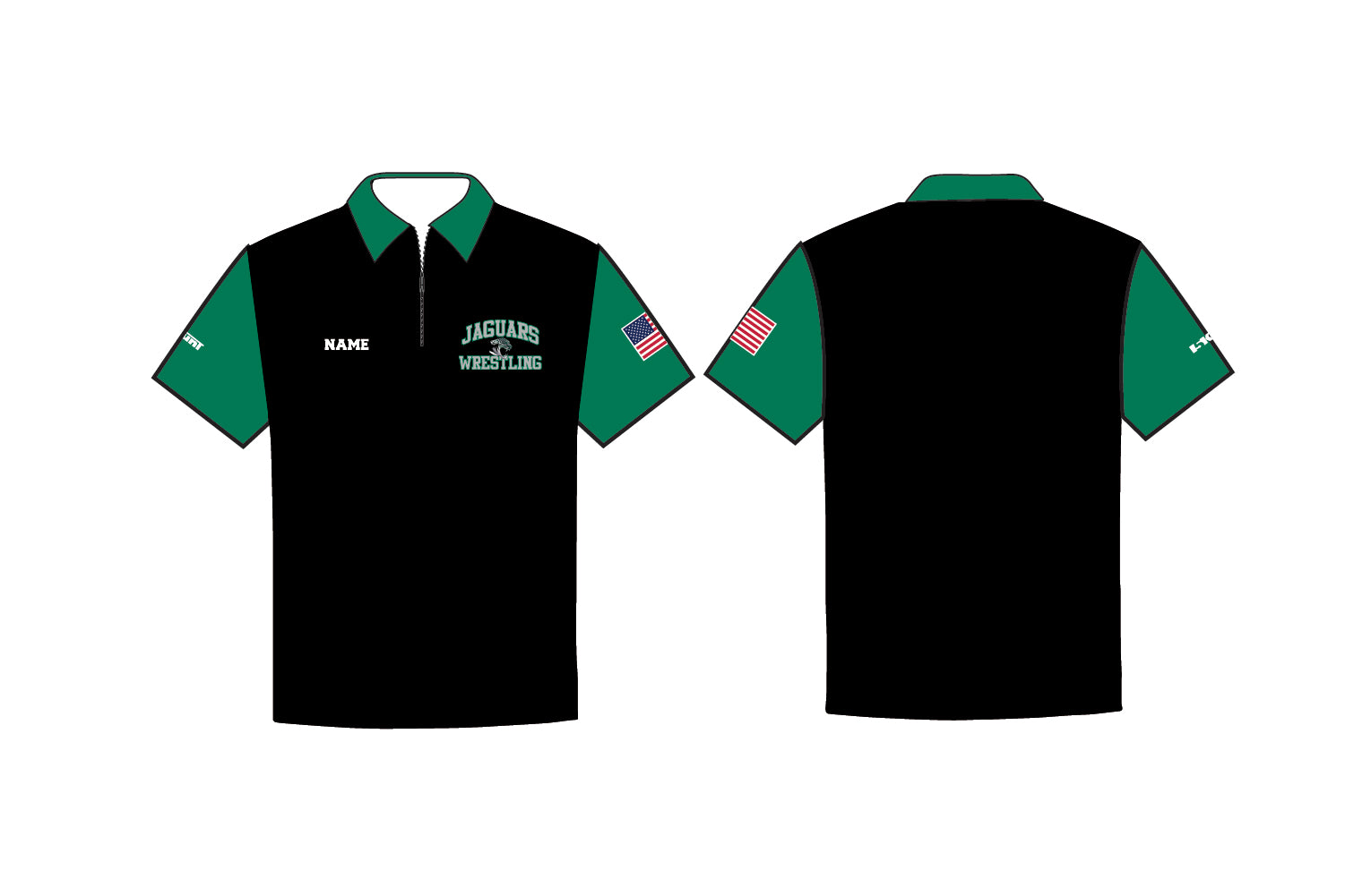 CHF Jaguars Wrestling Sublimated Polo Shirt