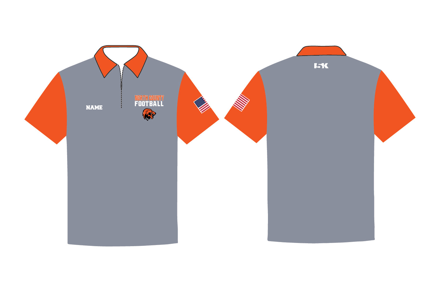 North County Lions Sublimated Coaches Polo Shirt