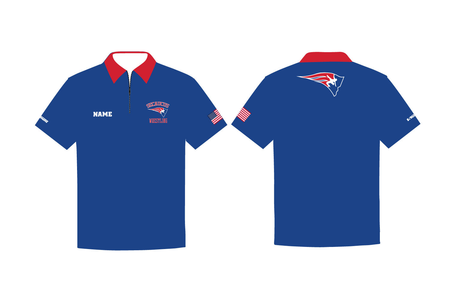 Secaucus Rec Wrestling Sublimated Polo