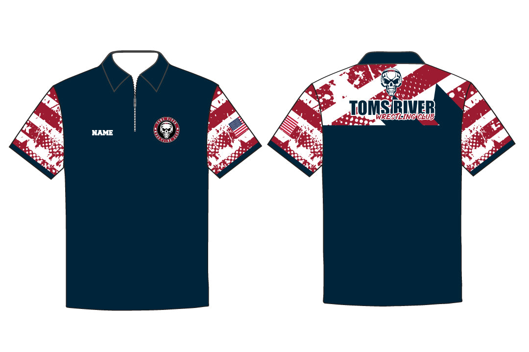 Toms River Wrestling Club Sublimated Polo Shirt