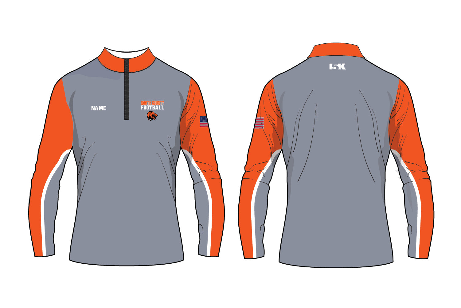 North County Lions Sublimated Quarter Zip