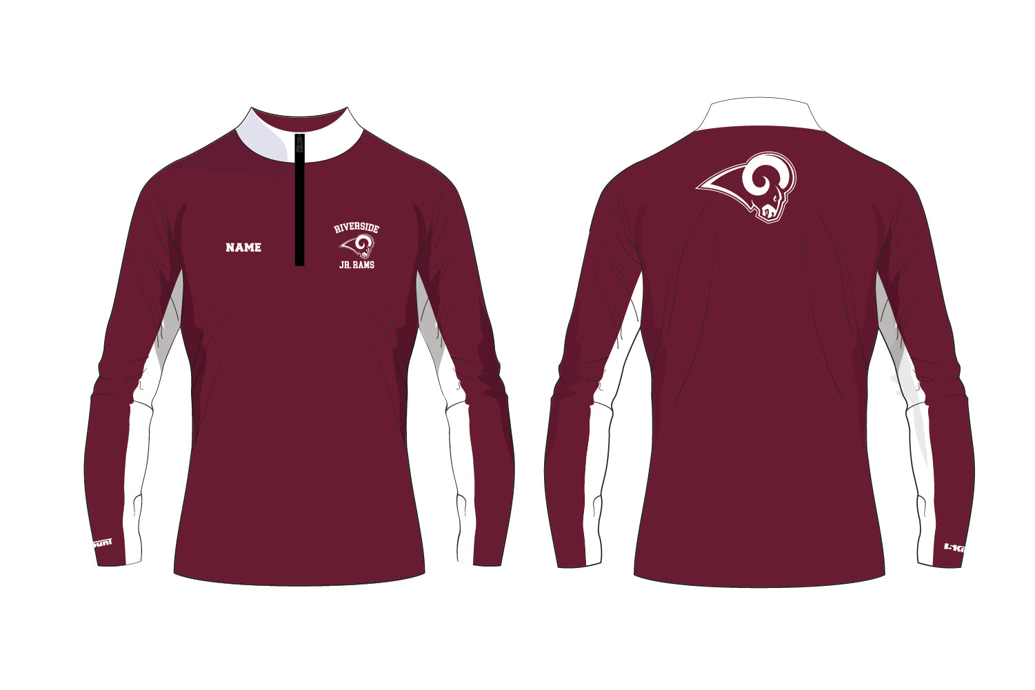 Riverside Wrestling Sublimated Quarter Zip
