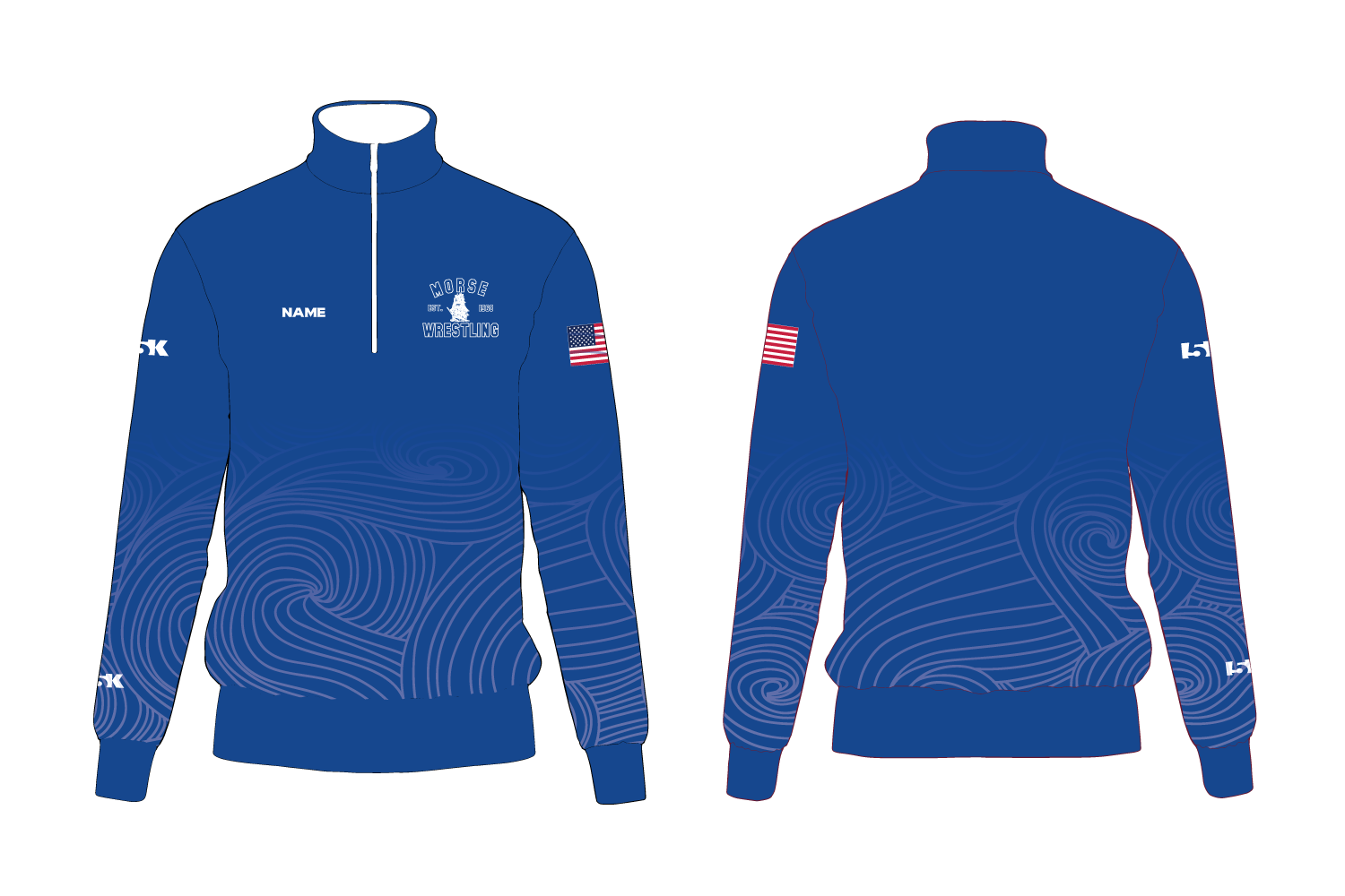 Morse Wrestling Sublimated Quarter Zip