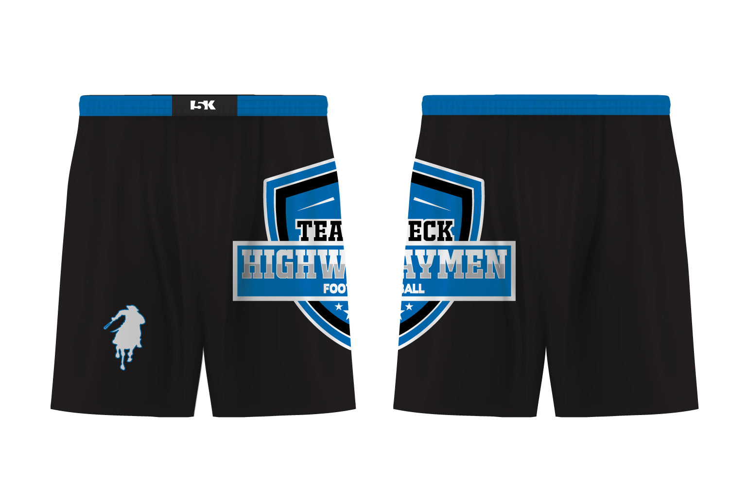 Teaneck Football Sublimated Fight Shorts