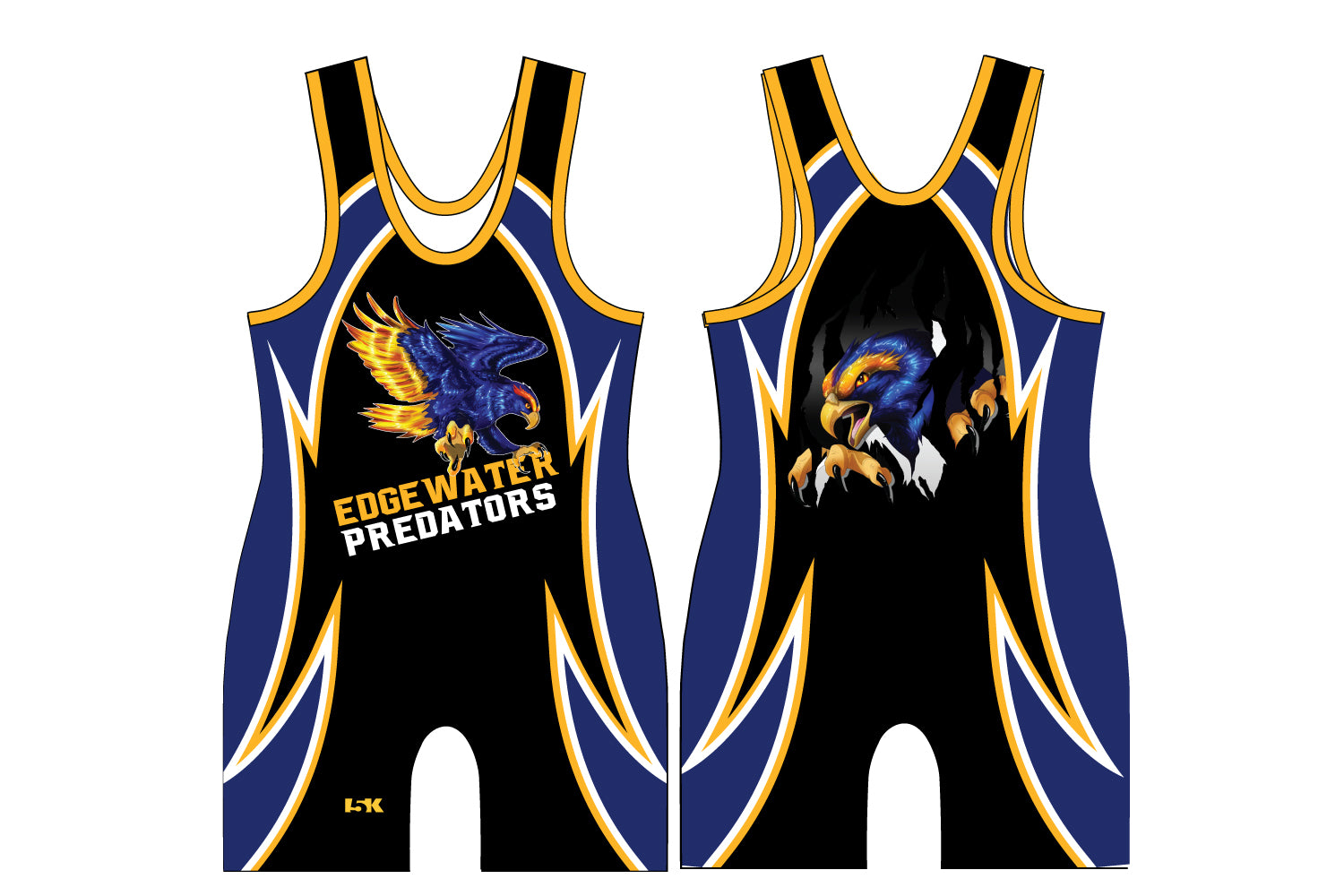 Edgewater Wrestling Sublimated Men's Singlet