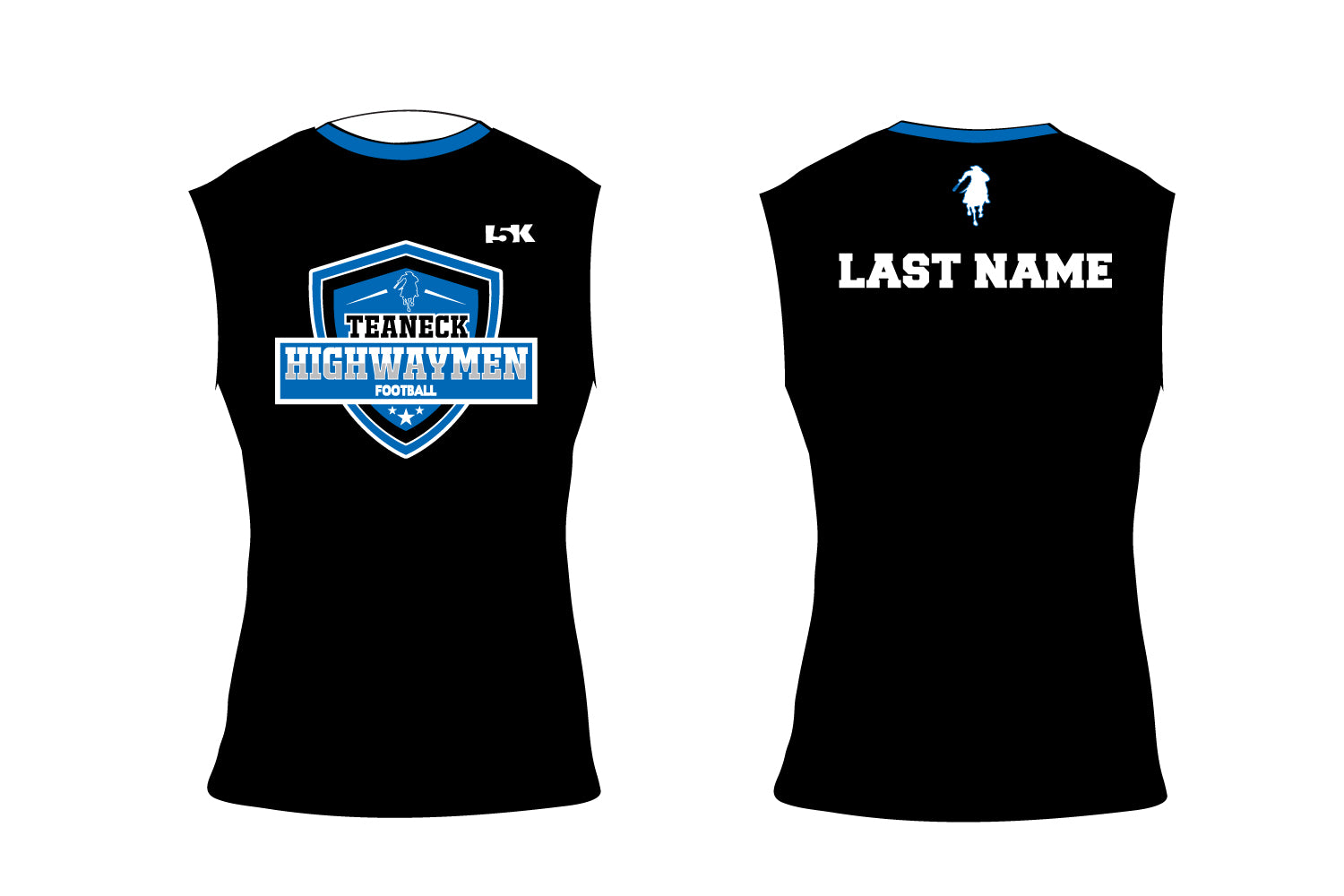 Teaneck Football Sleeveless Compression Shirt