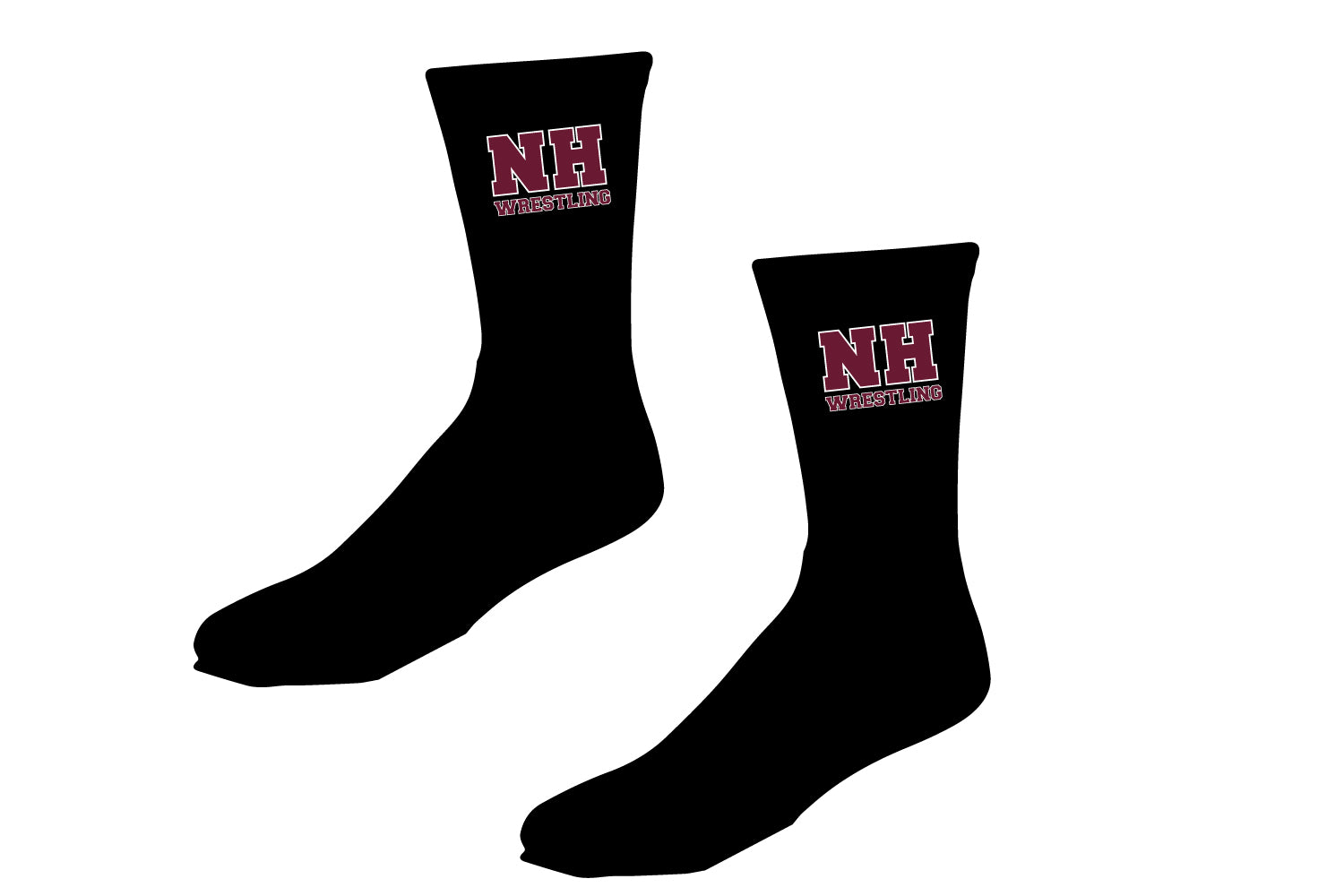 North Haven Wrestling Sublimated Socks