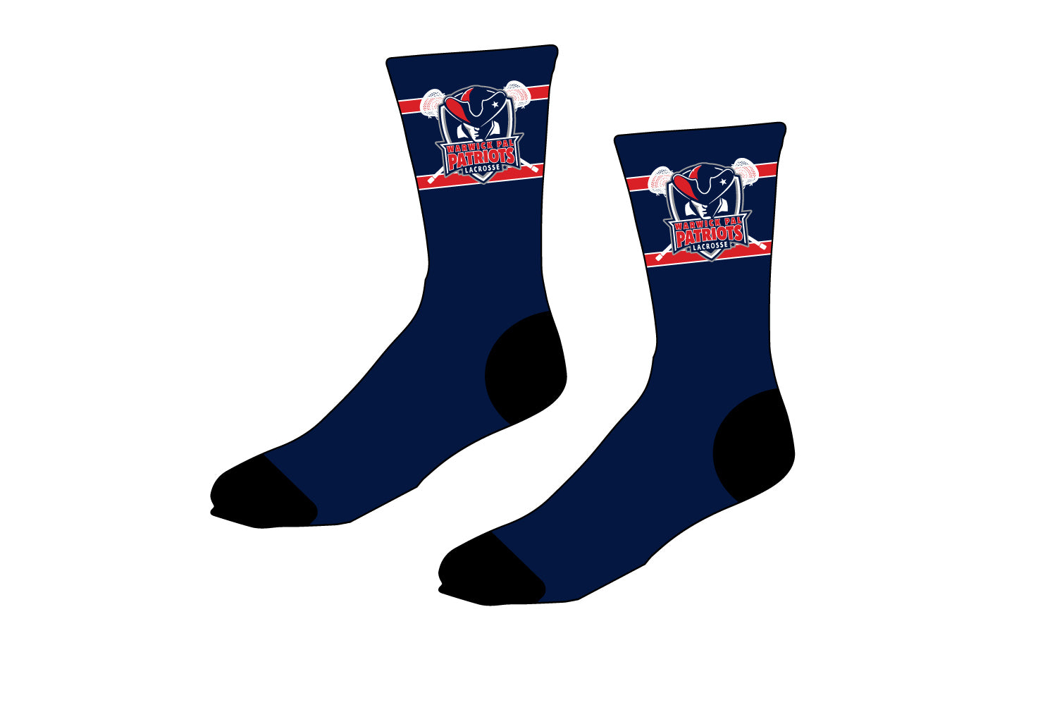 Warwick Pal Patriots Lax Sublimated Socks