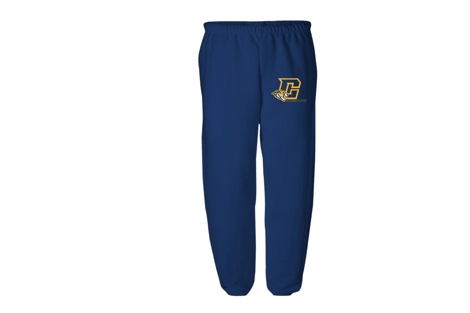 Central Wrestling Cotton Sweatpants - Royal