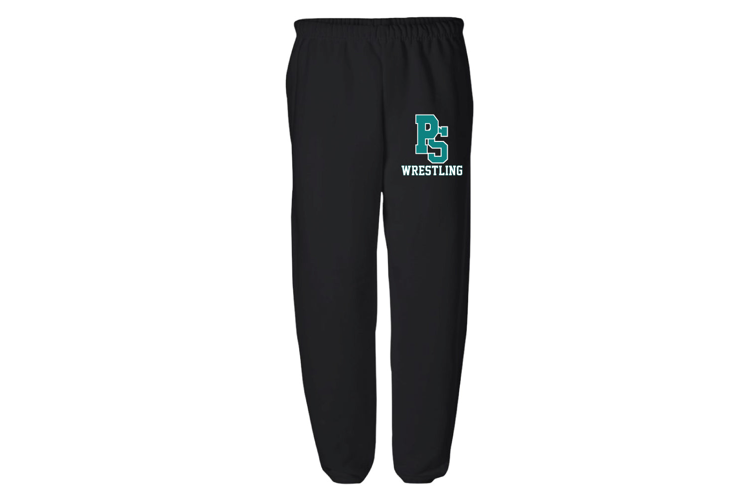 Plymouth South Wrestling Cotton Sweatpants - Black