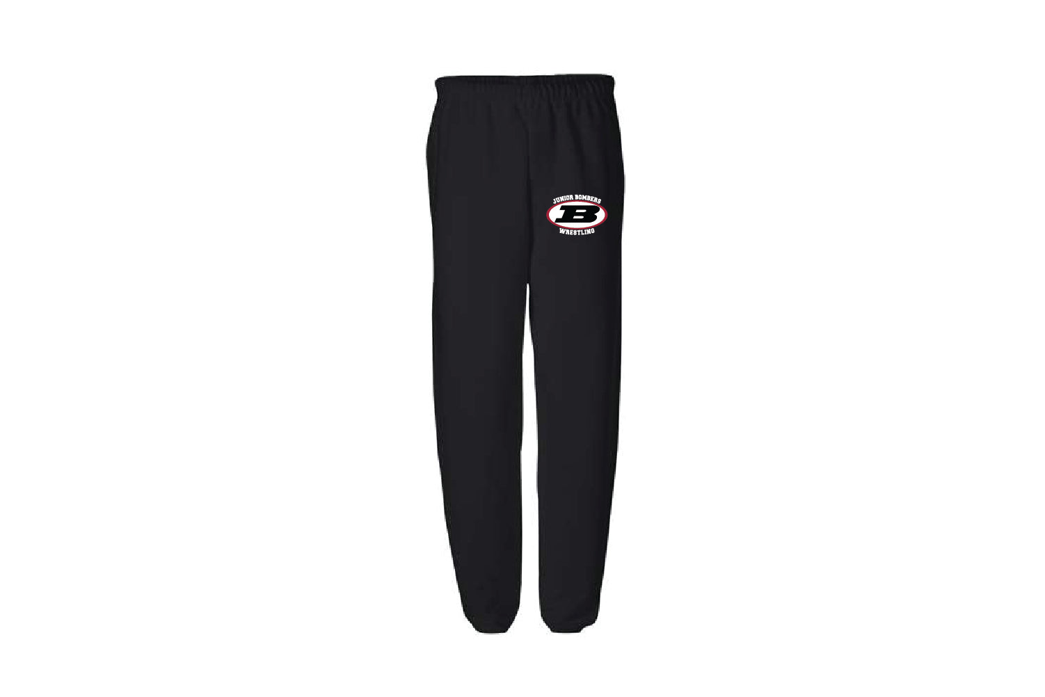 Boonton Bombers Wrestling Cotton Sweatpants - Black